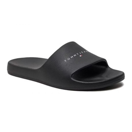 Tommy Hilfiger Tjw Printed Pu Pool Slide M EN0EN02693 Chanclas Bds negro negro