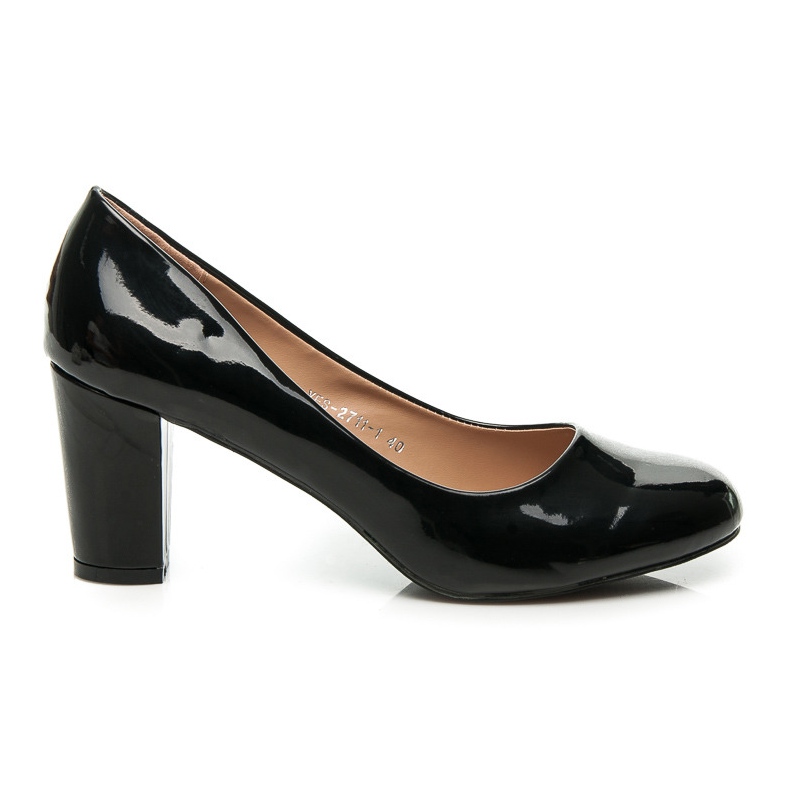 Yes Mile Bombas lacadas negro