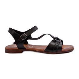 Zazoo 40182 Sandalias Piel Mujer Negro