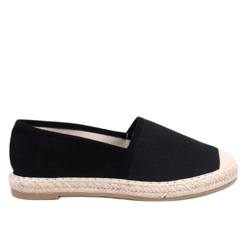 Alpargatas de lona de mujer Haydon Negro