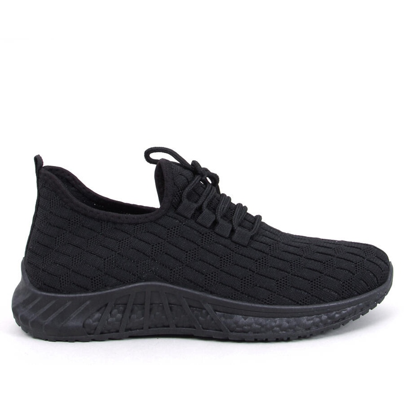 Zapatillas estilo calcetín Barkes Allblack negro