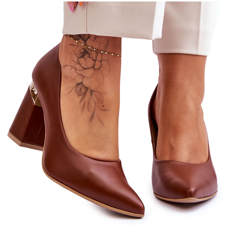 Lewski Shoes Zapatos De Salón De Piel Lewski 3117 Marrón