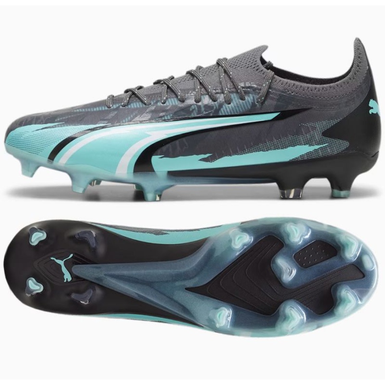 Zapatillas de fútbol Puma Ultra Ultimate Rush FG/AG M 107827-01 gris