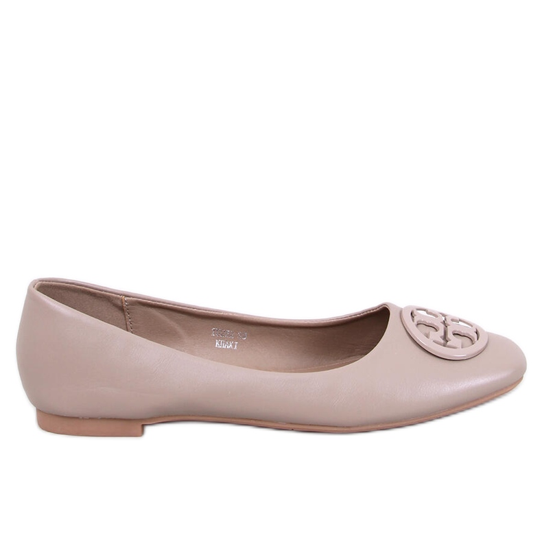 Bailarinas elegantes Irvina Khaki beige