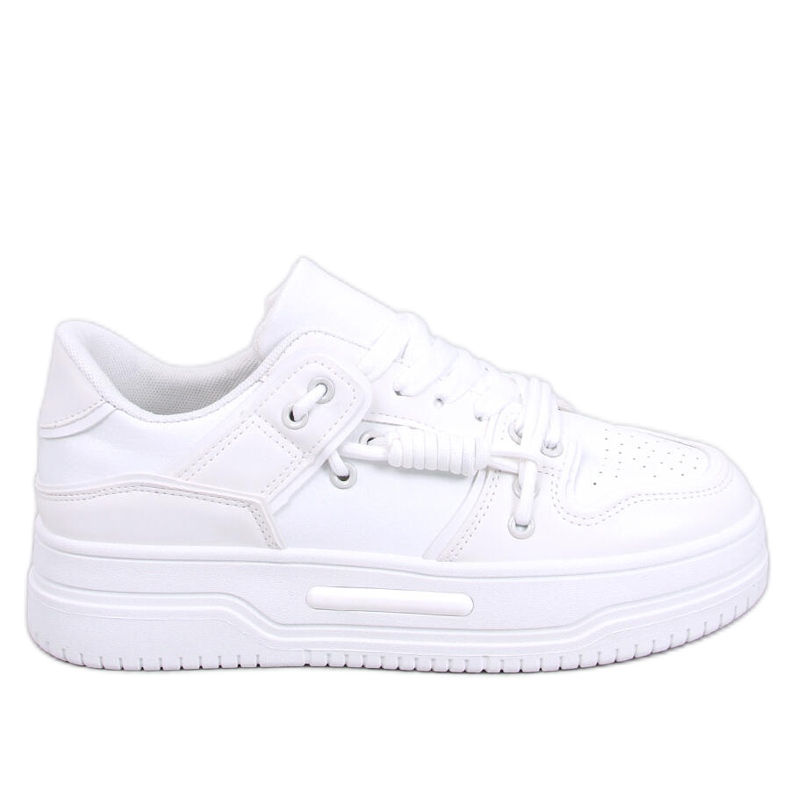 Clavell Zapatillas blancas de suela alta blanco
