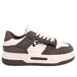 Zapatillas Clavell Coffee suela alta marrón
