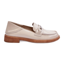 Vinceza Mocasines Nurea Mujer Charol Beige