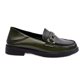 Vinceza Mocasines Mujer Piel Verde Oscuro Nurea