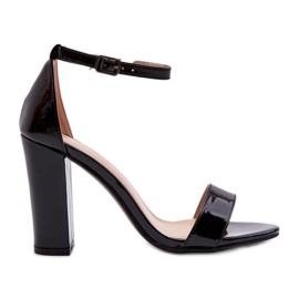 Sandalias de tacón alto Thakko negras negro