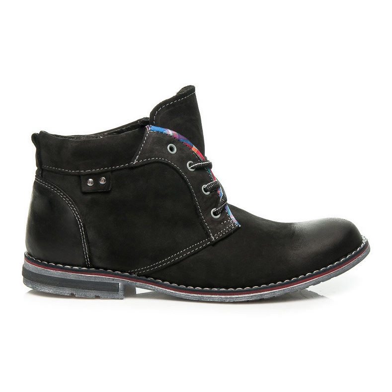 Lucca Zapatos con cordones para hombre negro