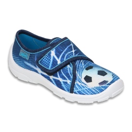 Pantuflas infantiles befado 974X312 azul con bolita