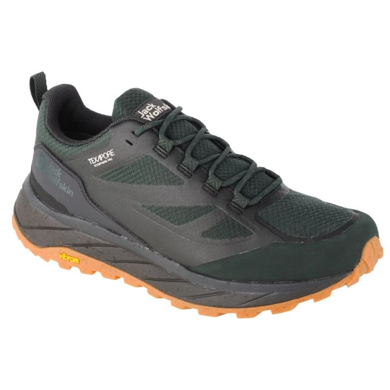 Zapatillas Jack Wolfskin Terraventure Texapore Low M 4051621-4161 verde