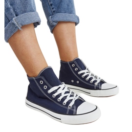Zapatillas altas Eliska azul marino