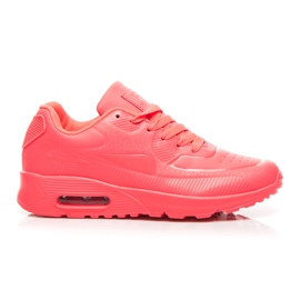 Rapter Cómodos zapatos deportivos de neón. rosa