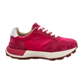 Deportivas Mujer Piel Big Star NN274961 Fucsia rosa