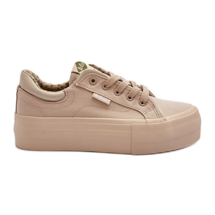 Zapatillas Mujer Plataforma Lee Cooper LCW-24-31-2181 Beige