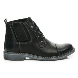 Zapatos de cuero Lucca negro