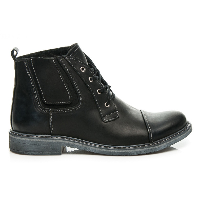 Zapatos de cuero Lucca negro