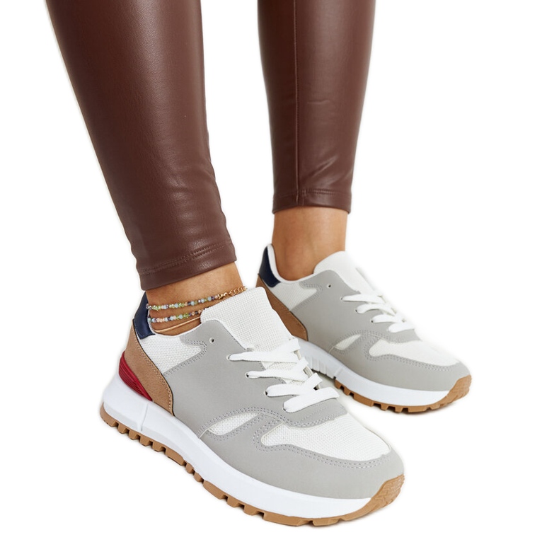 Zapatillas multicolores con plataforma Sultisz. gris