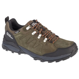 Zapatillas Jack Wolfskin Refugio Texapore Low M 4049851-4287 verde