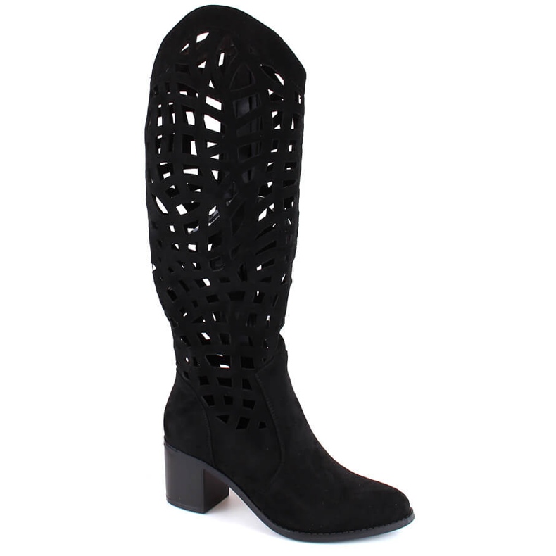 Botas de mujer caladas negras Jezzi RMR2337-6 negro Botas de mujer caladas negras Jezzi RMR2337-6 negro