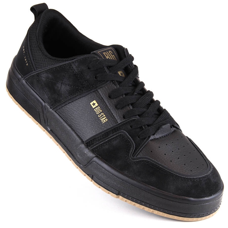 Deportivas hombre negras Big Star NN174094 negro