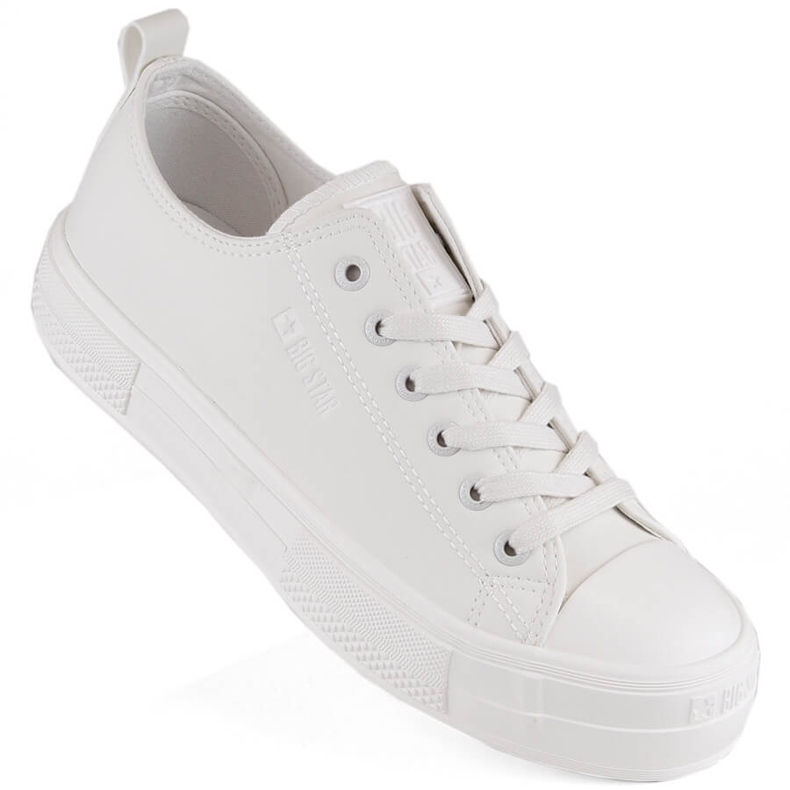 Deportivas de mujer en ecopiel blancas Big Star NN274860 blanco
