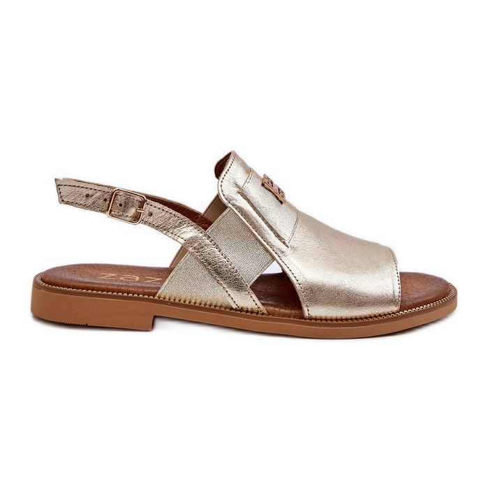 Zazoo 40385 Sandalias Mujer Piel Dorado