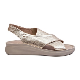 Zazoo 40392 Sandalias Mujer Piel Dorado