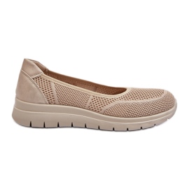 Bailarinas Aviaba Beige Con Plataforma Y Cuña Bailarinas Aviaba Beige Con Plataforma Y Cuña