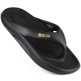 Chanclas de mujer negras Big Star NN274A649 negro