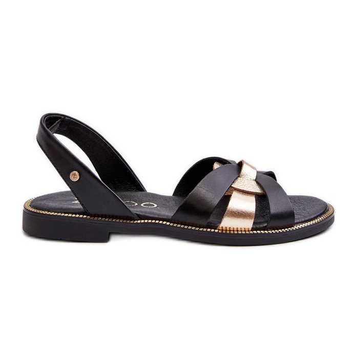 Zazoo 40382 Sandalias Mujer Piel Negro