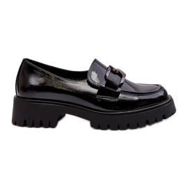 Vinceza Mocasines Mujer Charol Negro Santtes Vinceza Mocasines Mujer Charol Negro Santtes