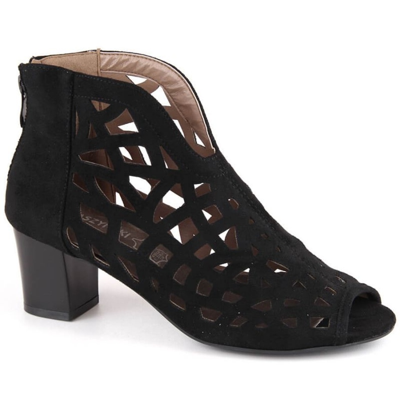 M.Daszyński W SAN32A botines de ante negro