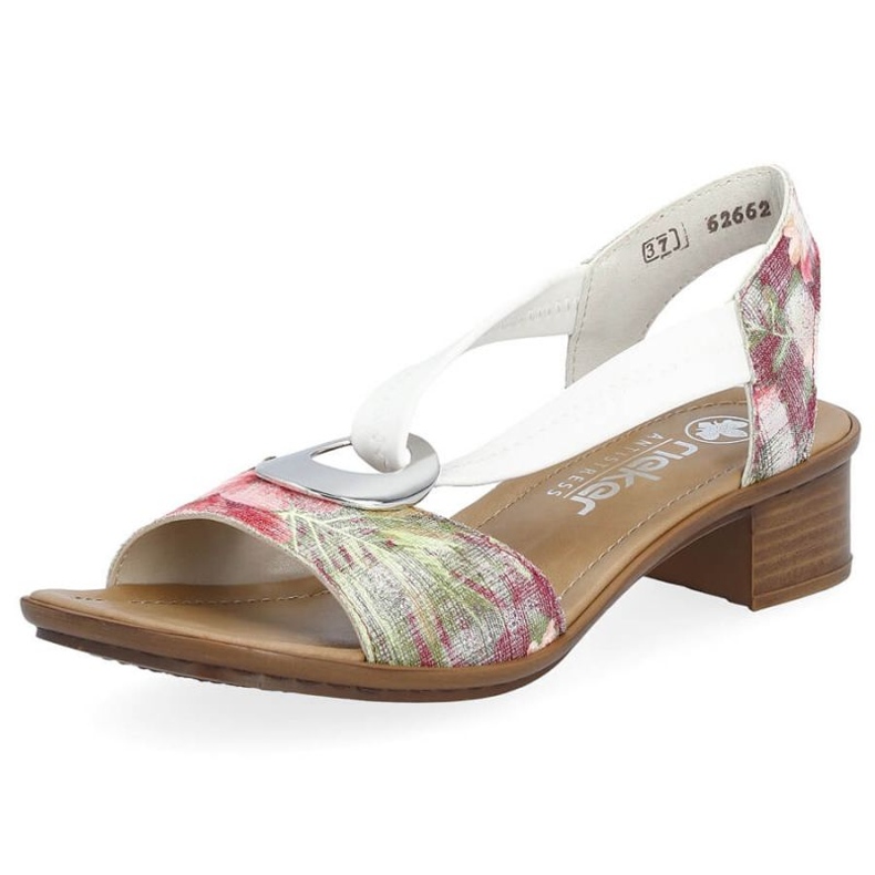 Sandalias cómodas florales Rieker W RKR334C multicolor