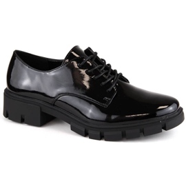 M.Daszyński W SAN33A zapatos de charol negro
