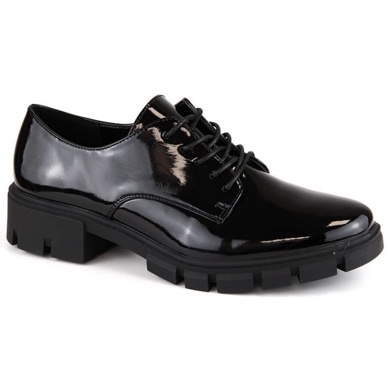 M.Daszyński W SAN33A zapatos de charol negro