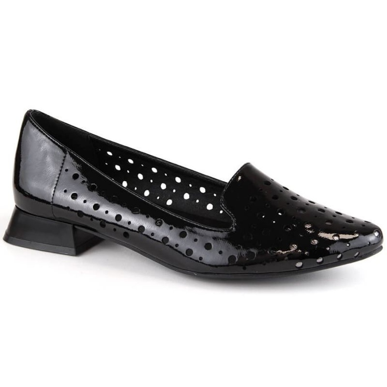 M.Daszyński W SAN31A zapatos de charol negro