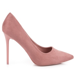 VICES Suede Tacones rosa
