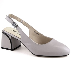 Sandalias Vinceza W JAN272 piel gris