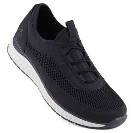 Zapatos cómodos Rieker M RKR657 azul marino