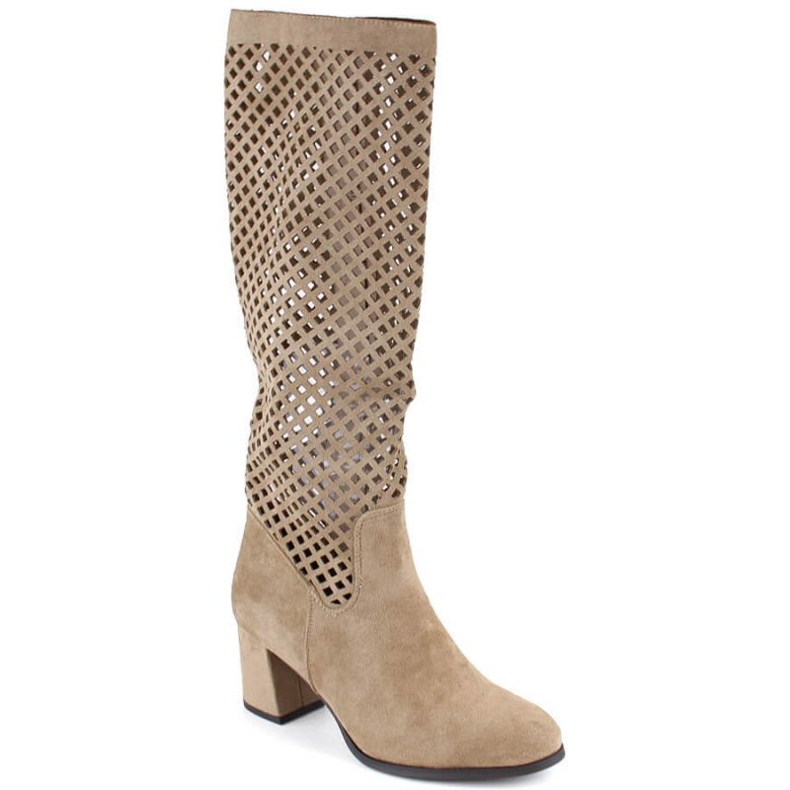 Jezzi W JEZ424 botas caladas de ante beige