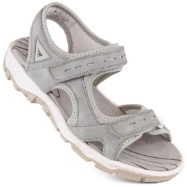 Sandalias cómodas Rieker W RKR674 gris Sandalias cómodas Rieker W RKR674 gris