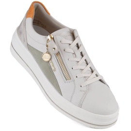 Rieker Zapatos cómodos de piel Remonte W RKR676, beige Rieker Zapatos cómodos de piel Remonte W RKR676, beige