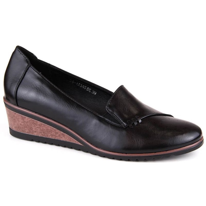 Potocki W WOL222 zapatos con cuña negro