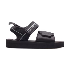 Sandalias Mujer Velcro Big Star LL274784 Negro