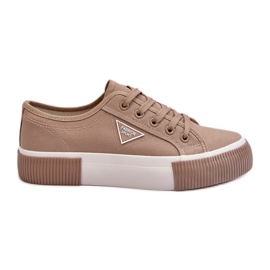 Zapatillas bajas de mujer Enalae beige