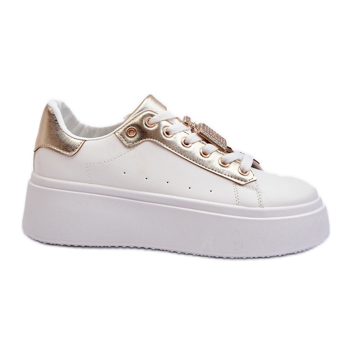 Deportivas Mujer Blancas Con Adorno Celedria blanco