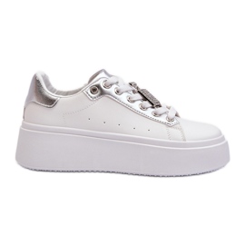 Deportivas Mujer Blancas Con Adorno Celedria blanco