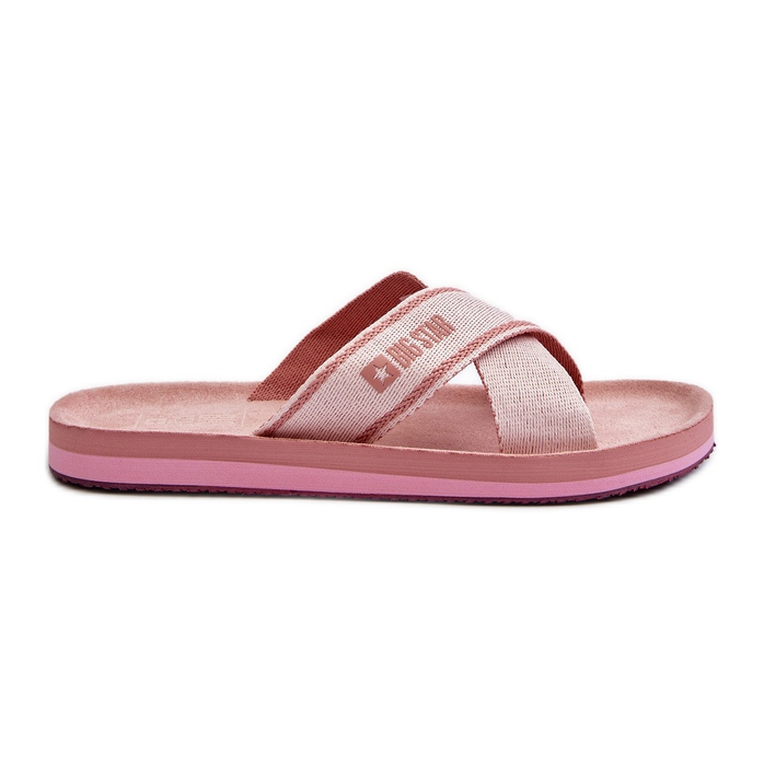 Chanclas de mujer Big Star NN274A058 Rosa rosado Chanclas de mujer Big Star NN274A058 Rosa rosado